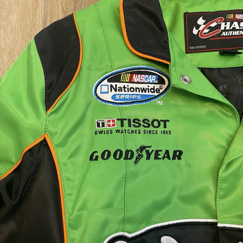 Chase Authentics NASCAR Danika Patrick Go Daddy Jacket Green Size Large - Picture 4 of 13